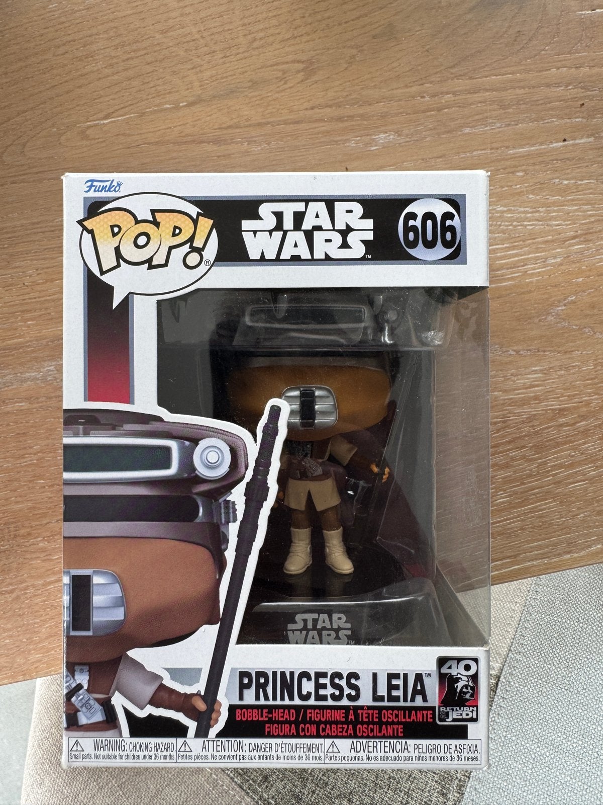 Funko Pop! Star Wars Princess Leia 606 Bobble-Head, Ophalen of Verzenden, Nieuw