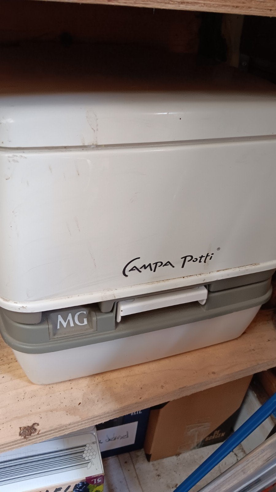 Campa Potti draagbaar toilet - Ideaal voor camping/camper, Caravans en Kamperen, Ophalen of Verzenden, Gebruikt