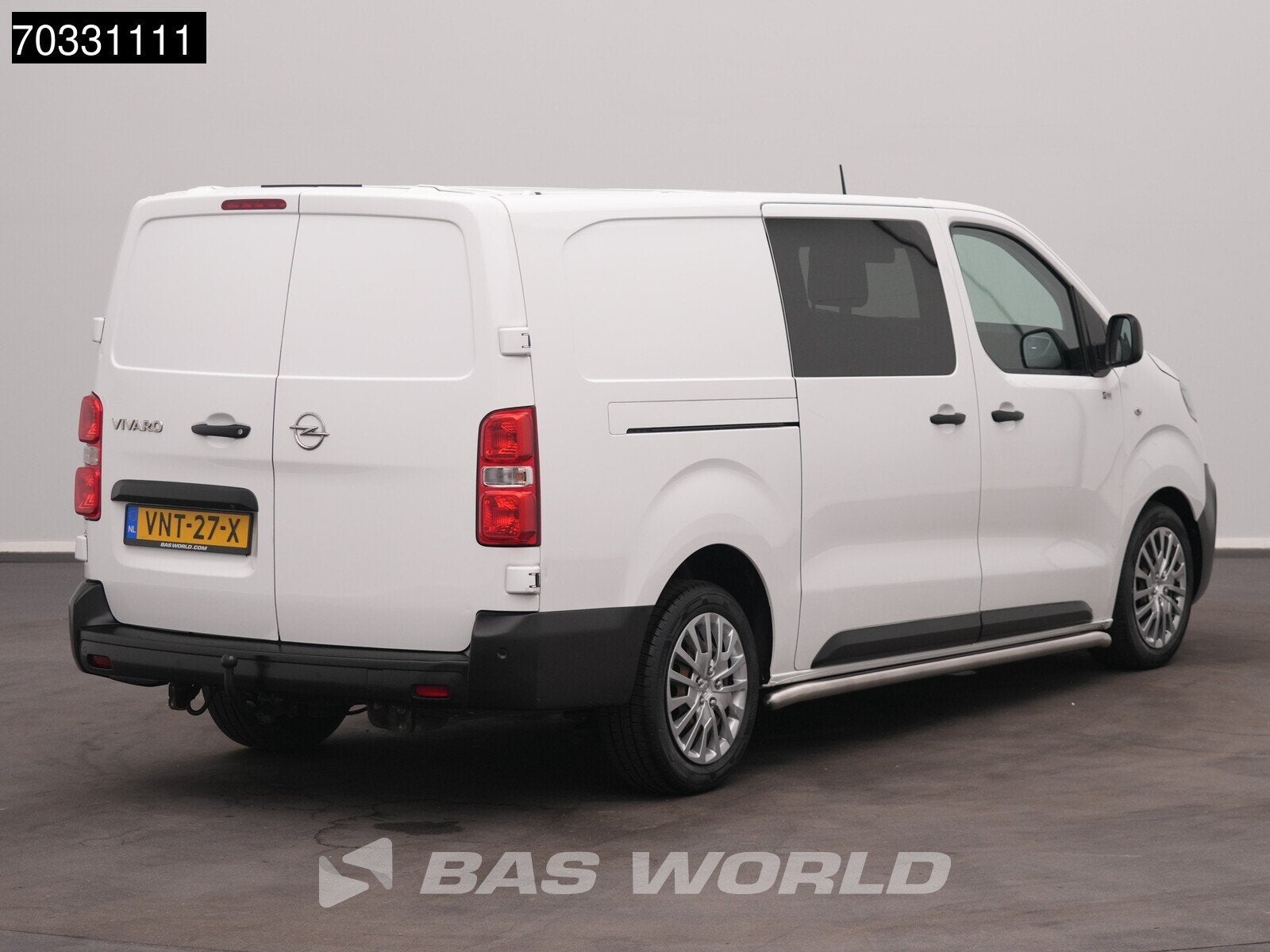 Opel Vivaro 145PK Dubbel Cabine 2x Schuifdeur Automaat L3H1, Auto's, Bestelauto's, Automaat, Stof, Euro 6, 4 cilinders