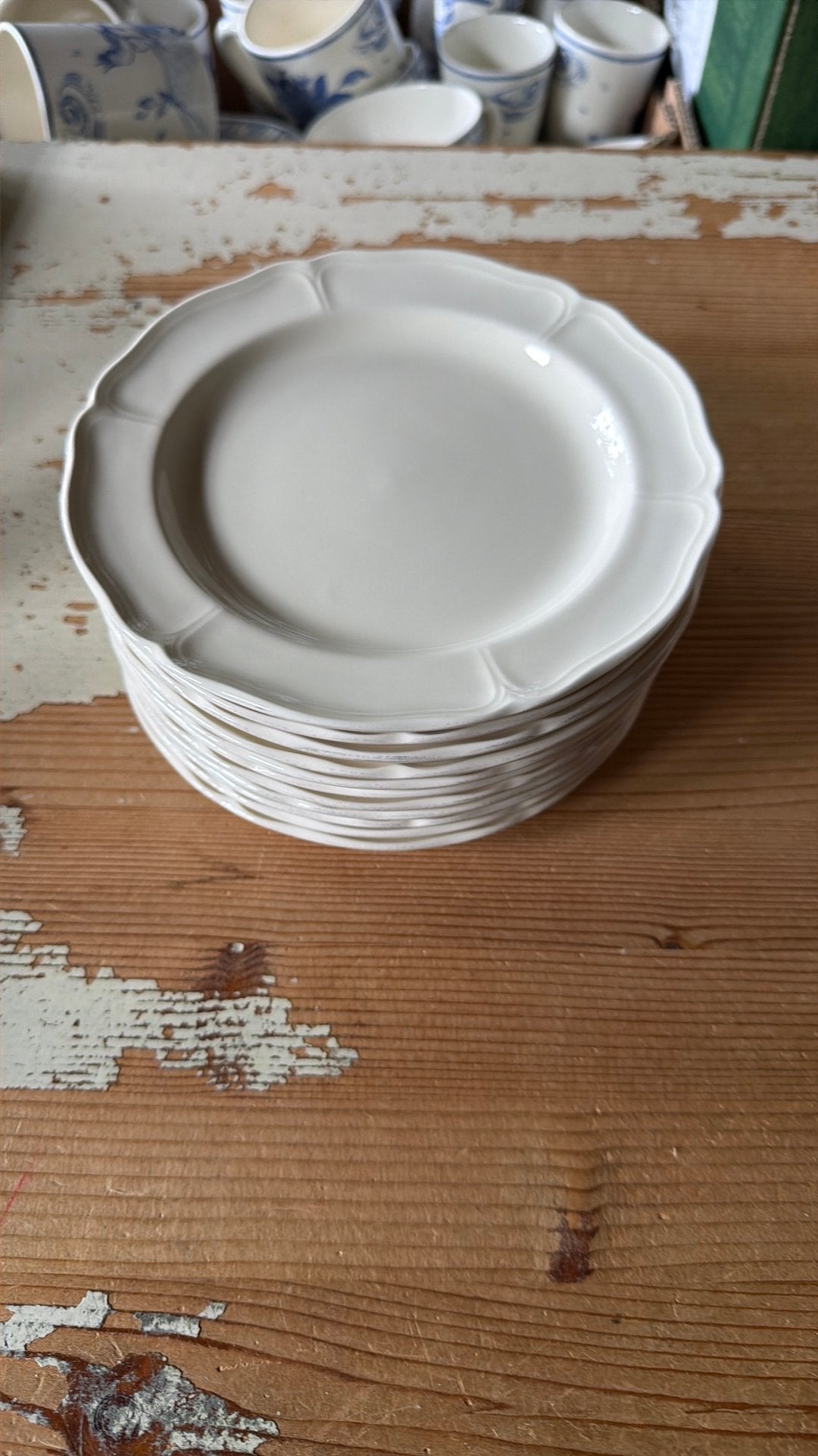 Wedgwood QUEENS PLAIN gebaksbordje 16 cm, Huis en Inrichting, Keuken | Servies, Ophalen of Verzenden, Zo goed als nieuw, Porselein