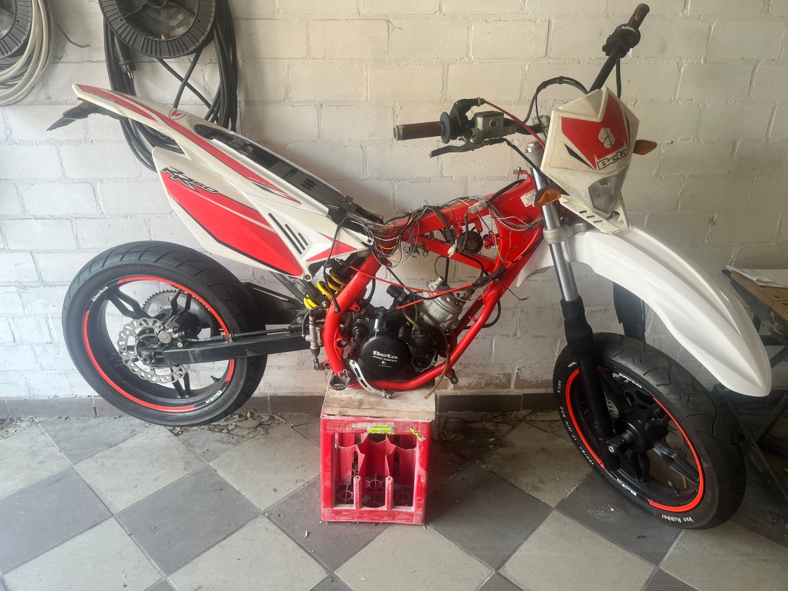 BETA RR 50 PROJECT, 6 versnellingen, Gebruikt, 50 cc, Ophalen