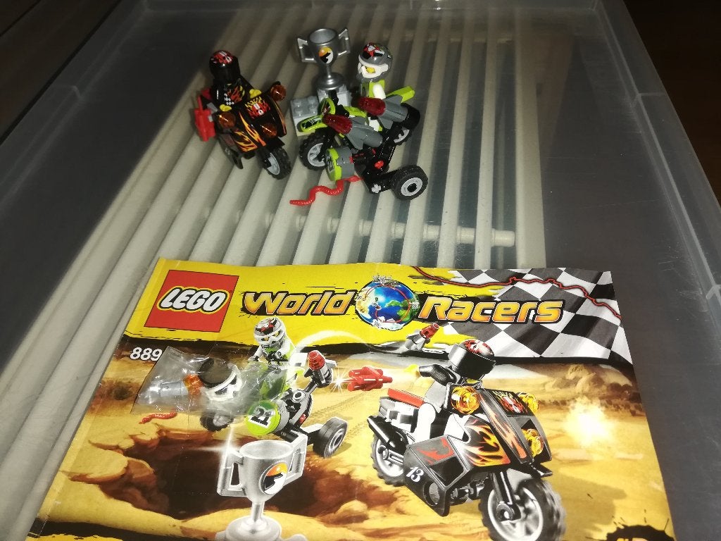 lego world racers 8896, Ophalen of Verzenden, Zo goed als nieuw