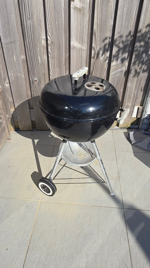 Weber Original Kettle Houtskoolbarbecue - D47cm Zwart, Tuin en Terras, Ophalen, Gebruikt, Weber, Met accessoires