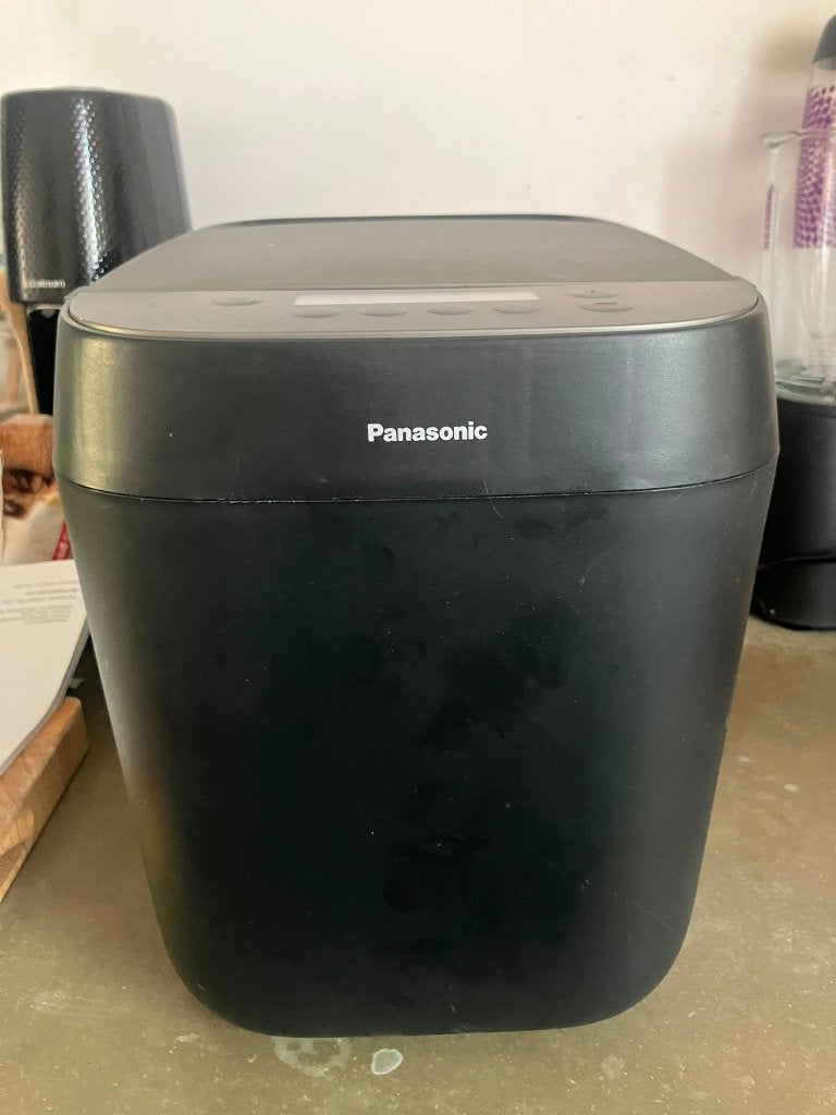 Panasonic Croustina broodbakmachine, Met timer, Ophalen of Verzenden, 400 tot 800 gram deeg, Gebruikt