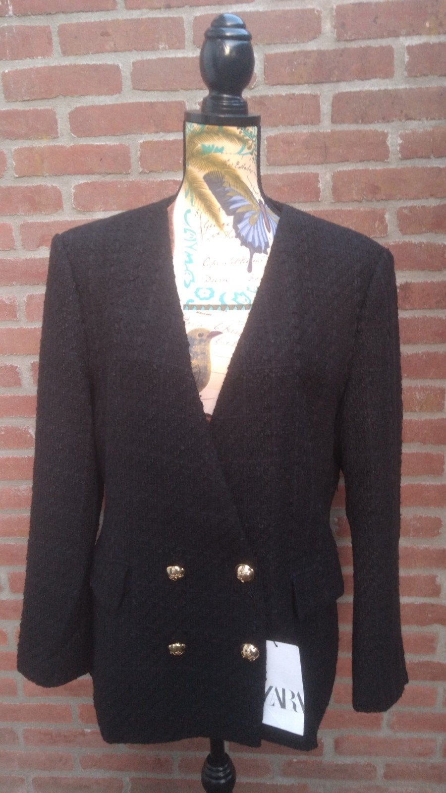 Zara blazer Tweed XL, Kleding | Dames, Verzenden, Maat 46/48 (XL) of groter, Nieuw, Jasje