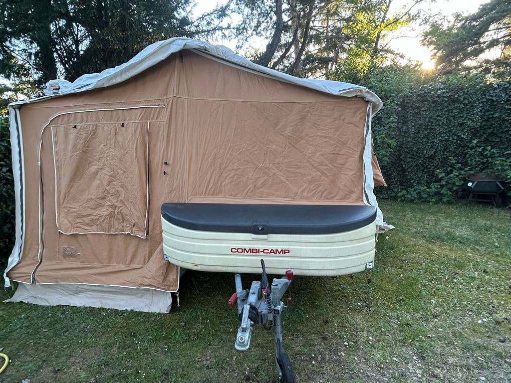 Combi-Camp Country Vouwwagen 2006 - Cognac doek, 14 inch wie, Caravans en Kamperen, Ophalen