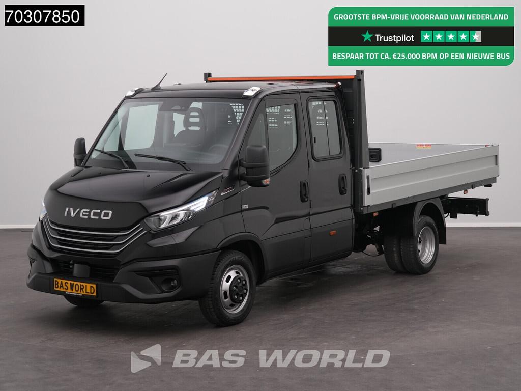 Iveco Daily 35C21 3.0L Automatic 210HP Double Cabine Dual Ty, Auto's, Automaat, Stof, Euro 6, 4 cilinders