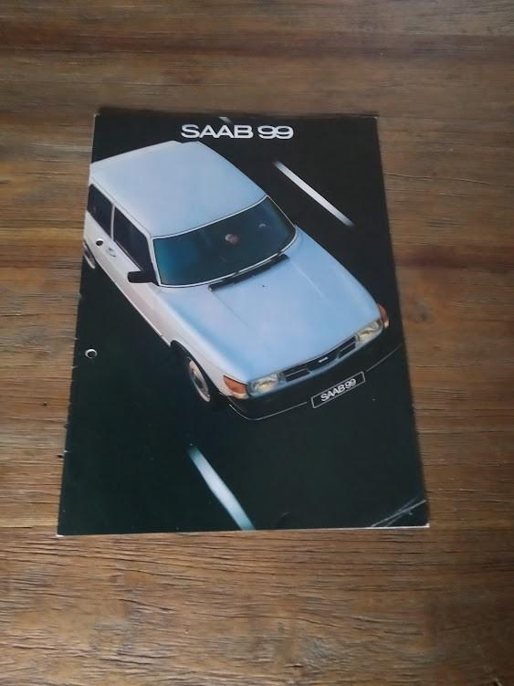 Saab 99 1980 16 pag., Boeken, Auto's | Folders en Tijdschriften, Verzenden, Zo goed als nieuw, Overige merken