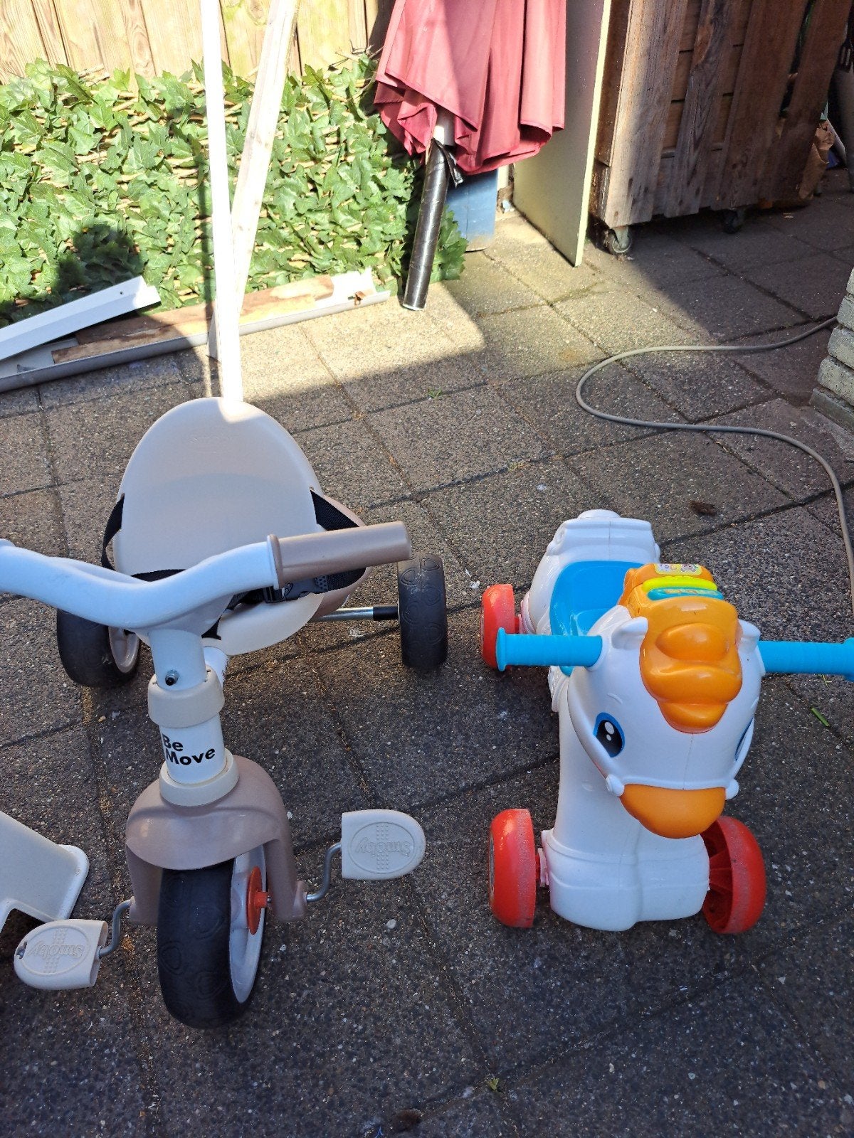 te koop 3 wieler en paardje, Kinderen en Baby's, Speelgoed | Buiten | Voertuigen en Loopfietsen, Ophalen