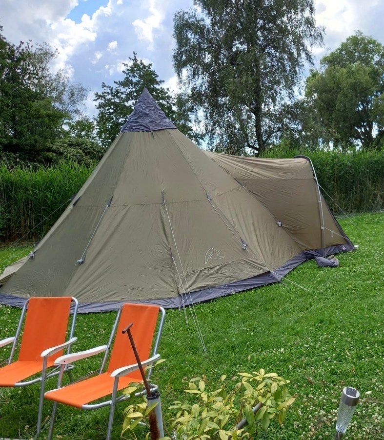 Robens Field Tower Tent - Ruime en Stevige Tipi Tent, Ophalen of Verzenden, Gebruikt, Meer dan 6