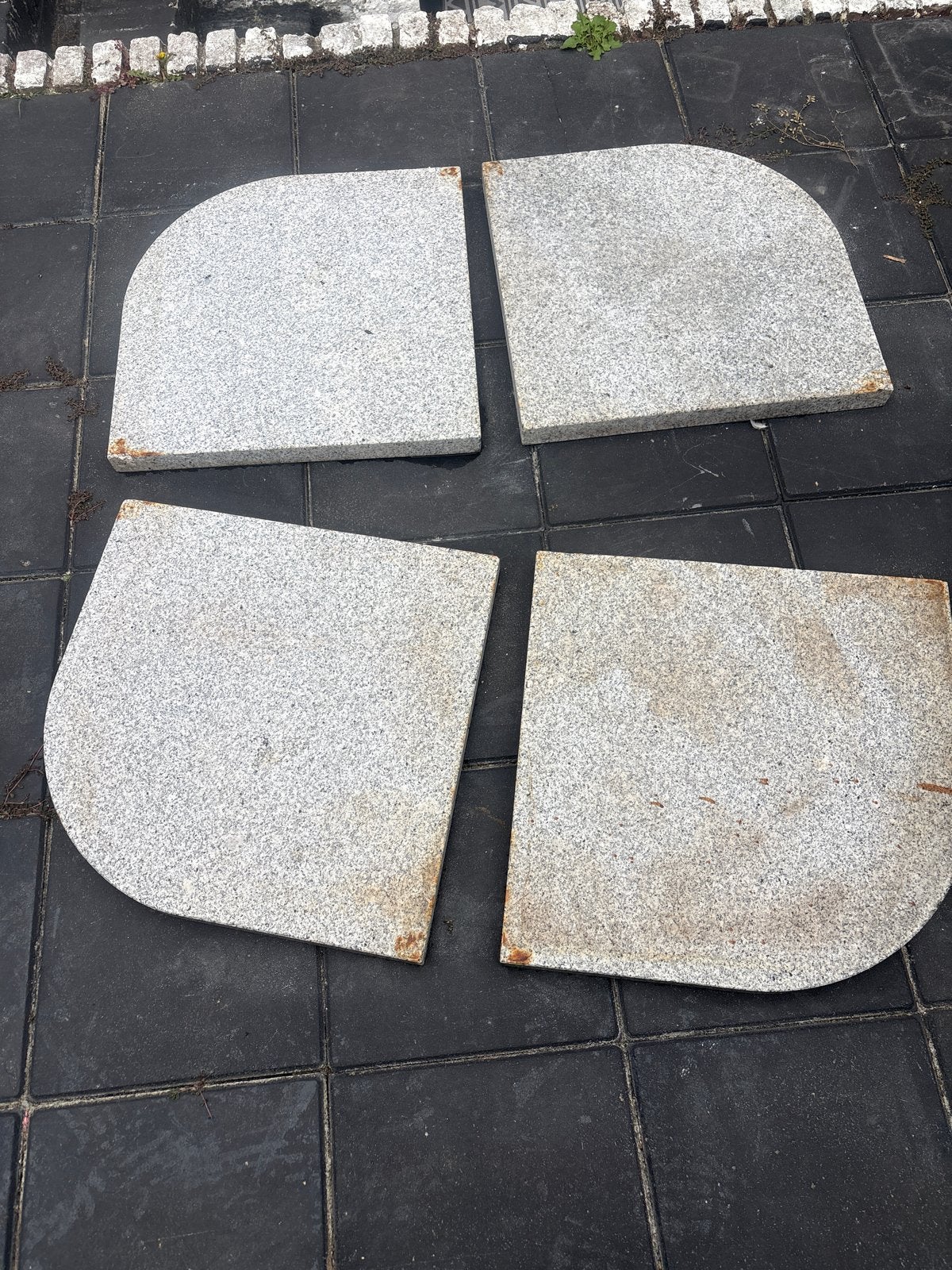 Gebruikte terrastegels van natuursteen, Tuin en Terras, Ophalen, Gebruikt, Terrastegels, Natuursteen