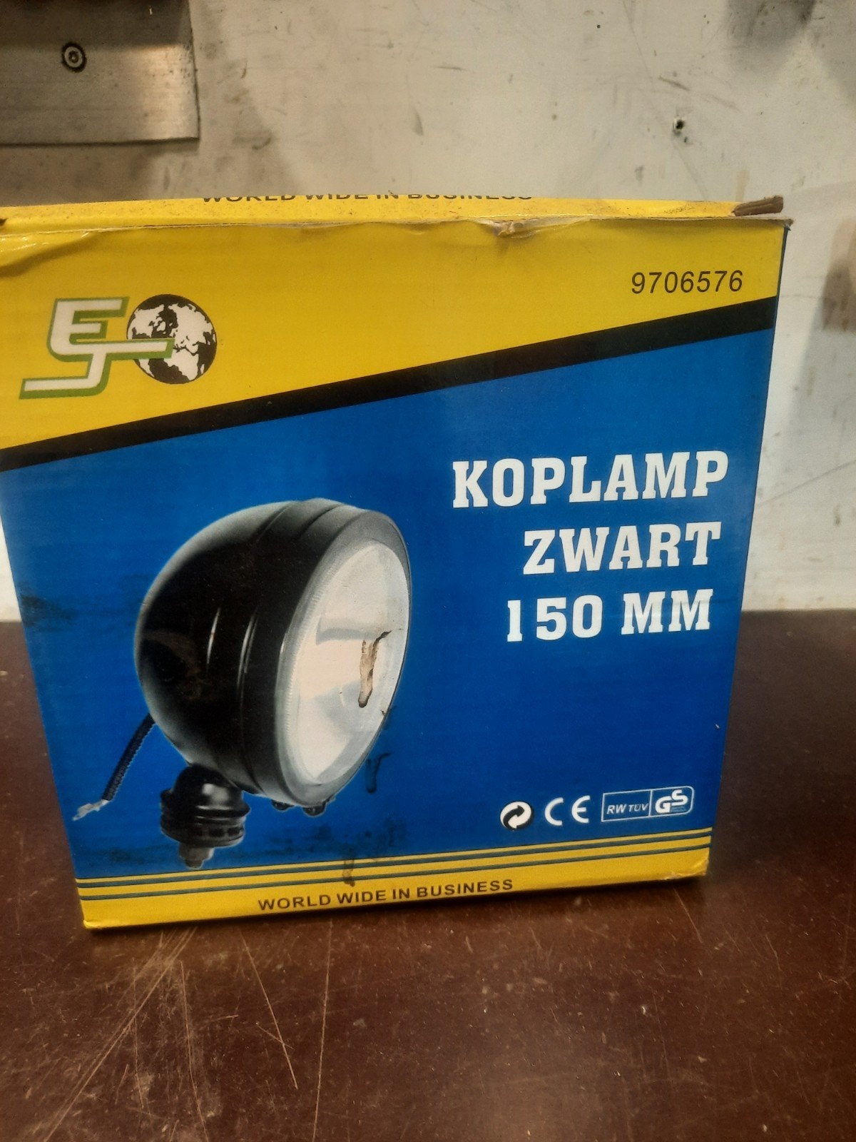 4x Koplamp Zwart 150 MM - Universeel, Ophalen of Verzenden, Nieuw, Universele onderdelen