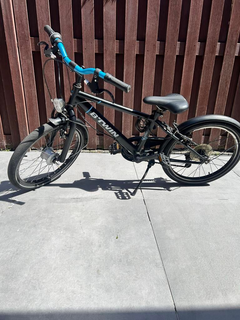20 inch jongensfiets B'TWIN met 6 versnellingen, Ophalen, Gebruikt, Velgrem, Versnellingen