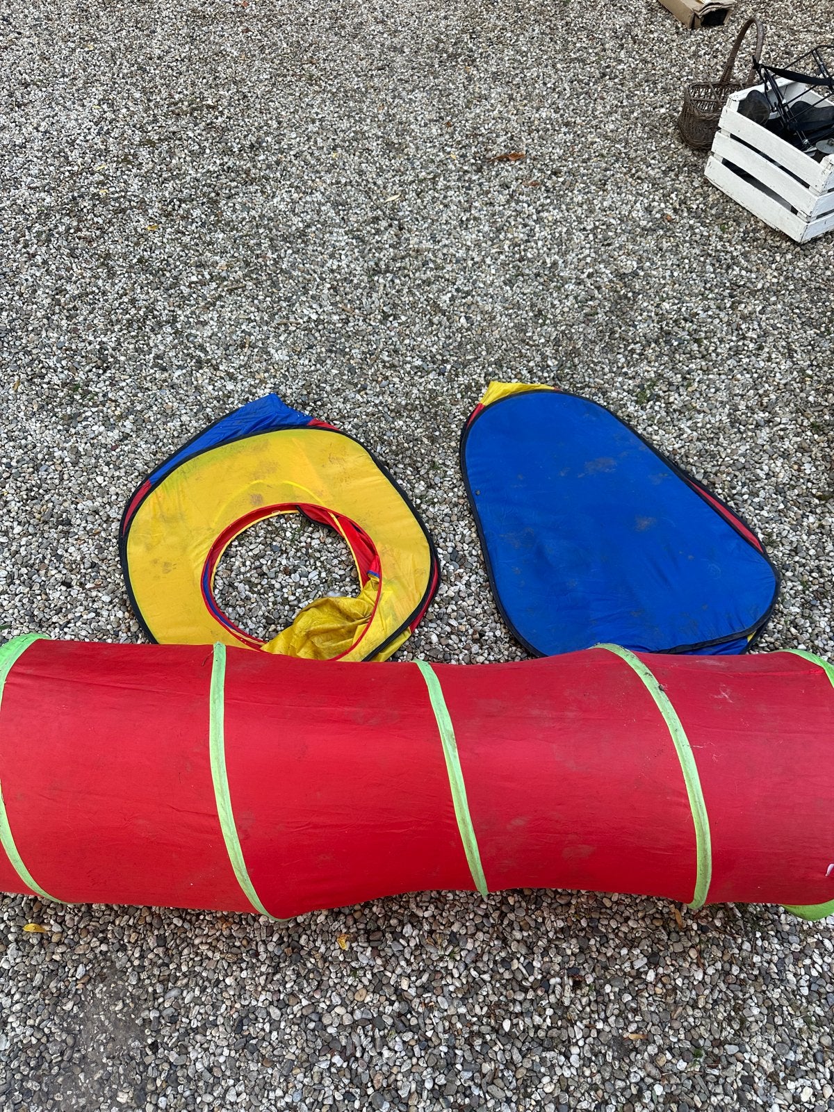Speeltunnel en speeltent voor kinderen, Ophalen, Gebruikt, Overige materialen