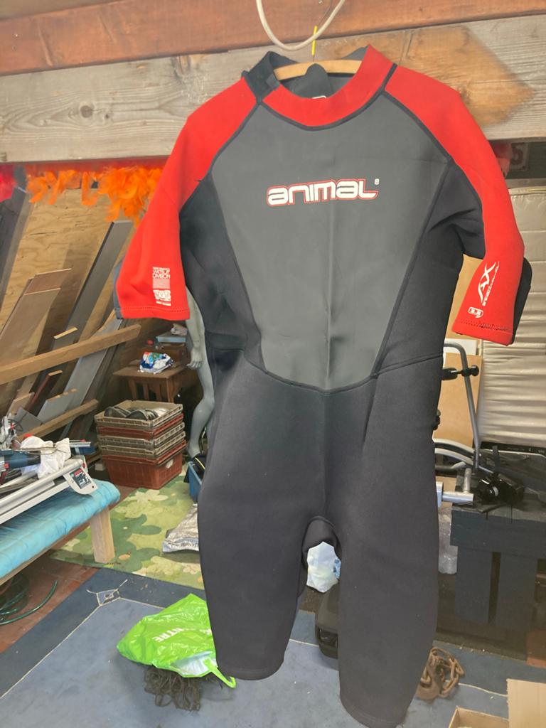 Animal Shorty Wetsuit 3mm Neopreen - Zo goed als nieuw, Ophalen of Verzenden, Zo goed als nieuw, Dame of Heer, Wetsuit