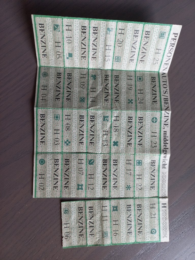 benzinebonnen 1973, Verzamelen, Ophalen of Verzenden, Overige typen