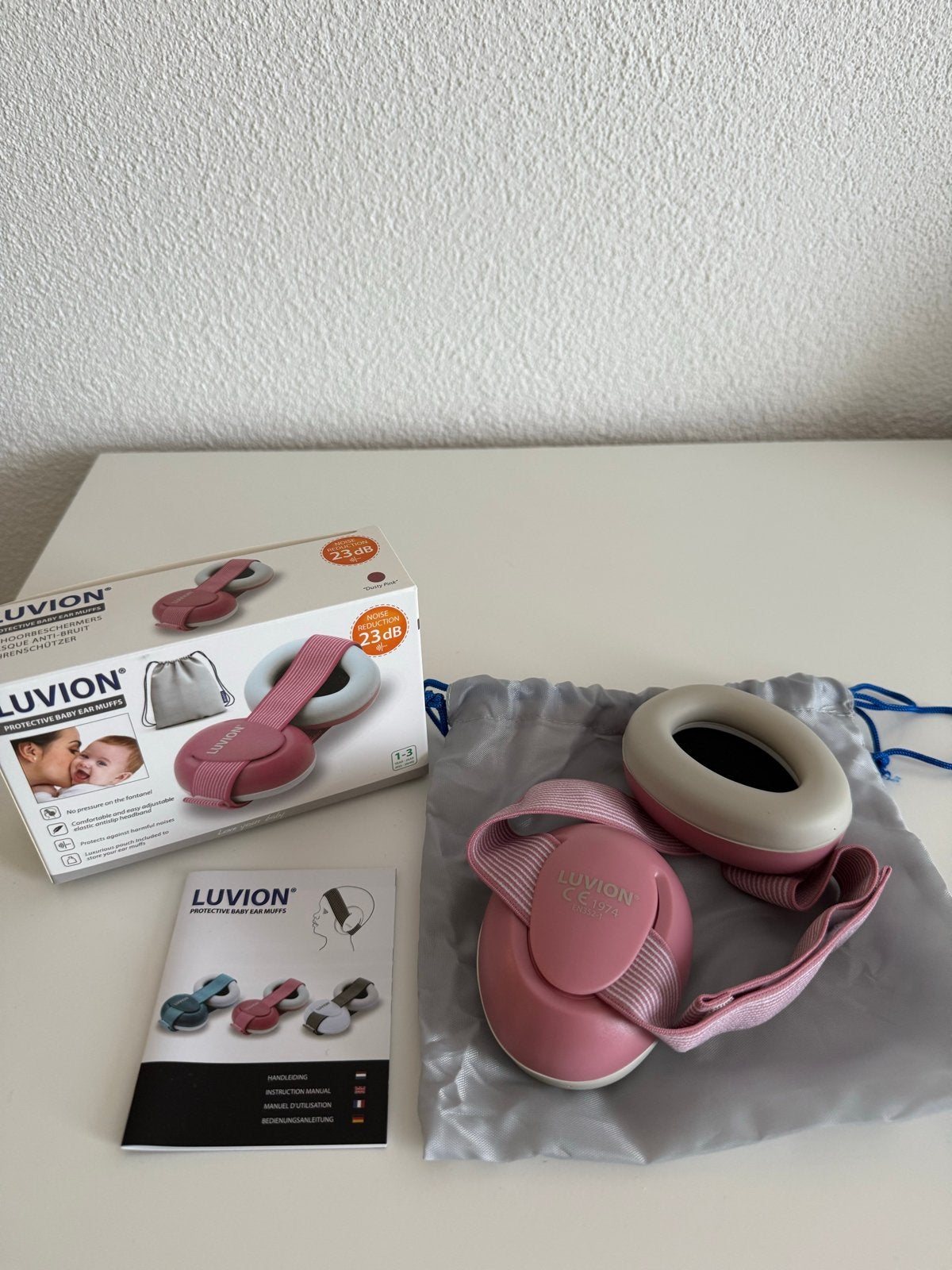 Luvion Baby Gehoorbeschermers - Roze (23dB), Ophalen of Verzenden, Nieuw