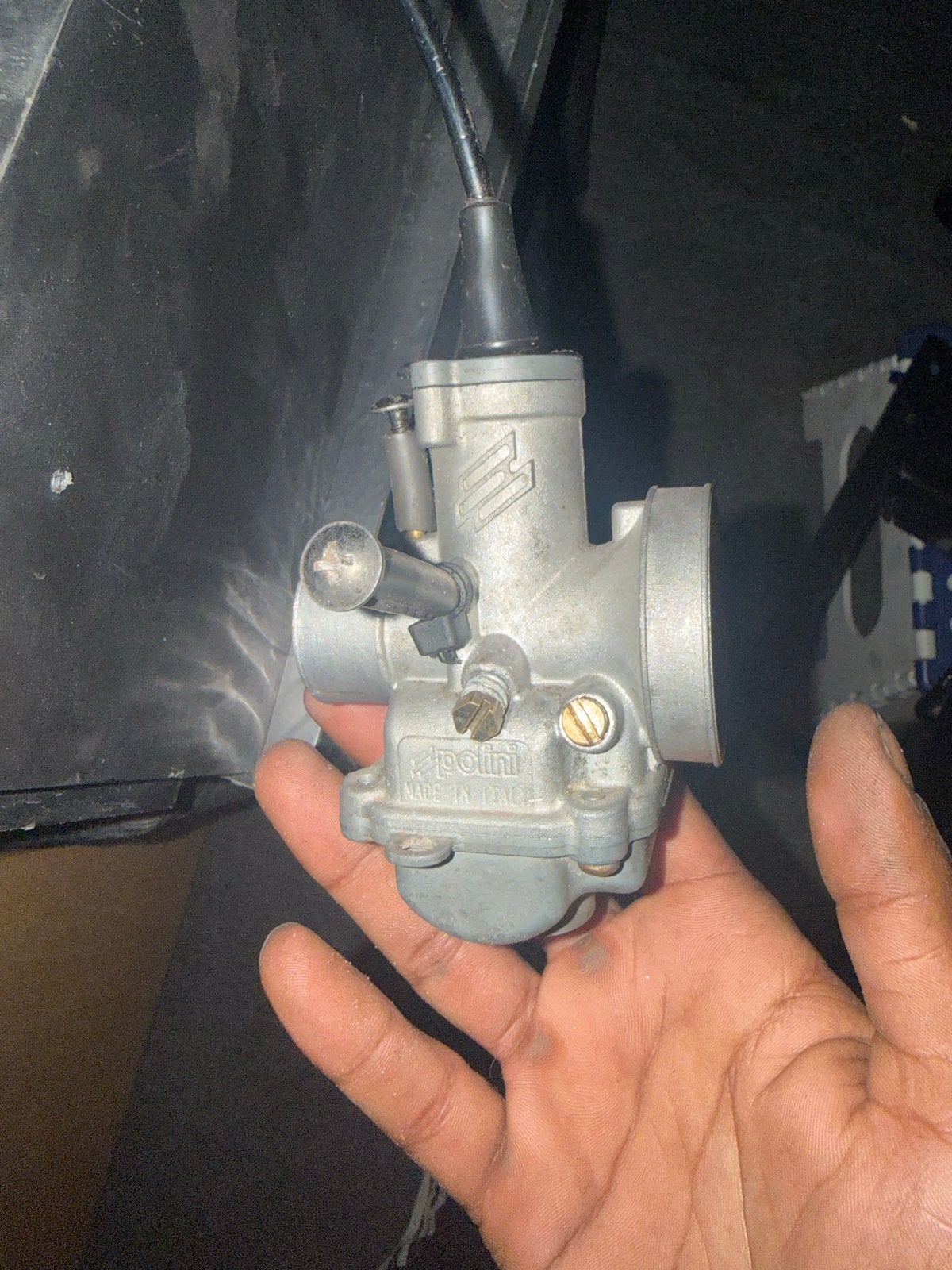 21mm Polini CP Carburateur - Ruilen voor 19mm Dell'Orto/Poli, Ophalen of Verzenden, Gebruikt, Carburateur