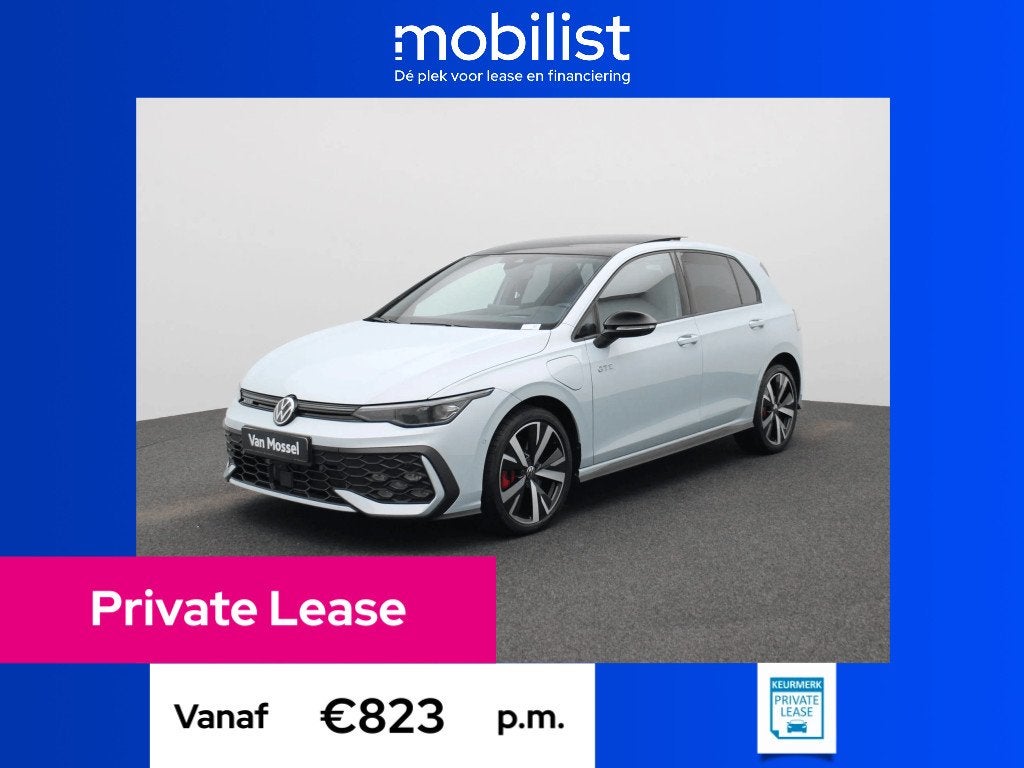 Volkswagen Golf 1.5 eHybrid GTE 272 PK (bj 2025, automaat), 4 cilinders, Plug-in hybride, Automatische klimaatregeling, 1700 kg