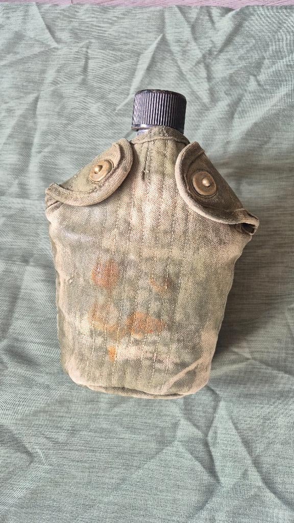 US ww2 canteen set (3), Verzamelen, Ophalen of Verzenden, Nederland, Embleem of Badge