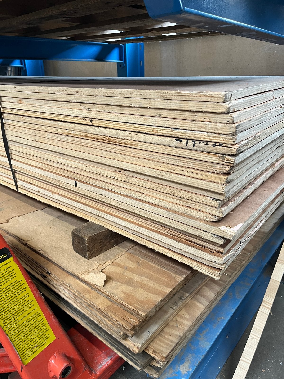 45 Multiplex platen 244x61cm, Minder dan 3 m³, Ophalen, Overige houtsoorten
