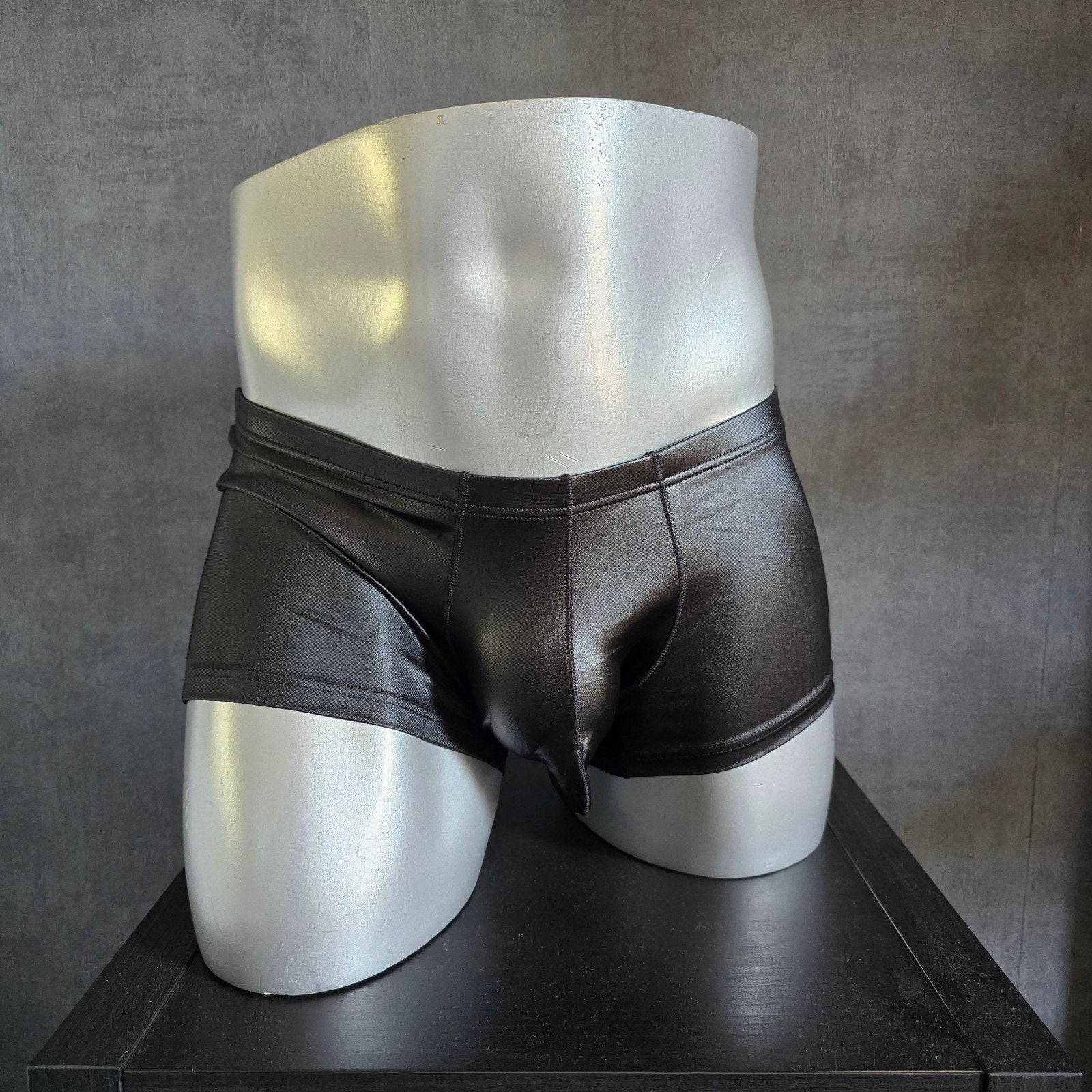 Leatherlook Short maat L, Kleding | Heren, Ondergoed, Ophalen of Verzenden, Zwart, Boxer
