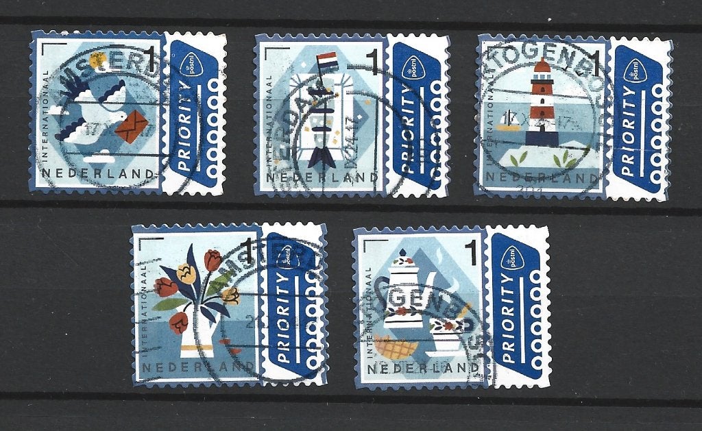 Gestempeld Nederland  Echt Hollands Internationaal, Ophalen of Verzenden, Na 1940, Gestempeld