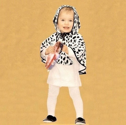 Nieuw ! Dalmatiër Cape Maat 98 Met Honden Oren / Zwart-Wit, Ophalen of Verzenden, Nieuw, 104 of kleiner, Jongen of Meisje