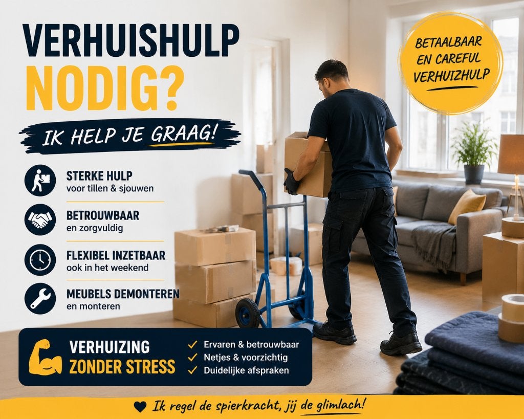 Verhuishulp Rotterdam inladen, tillen, verhuizen vaste prijs