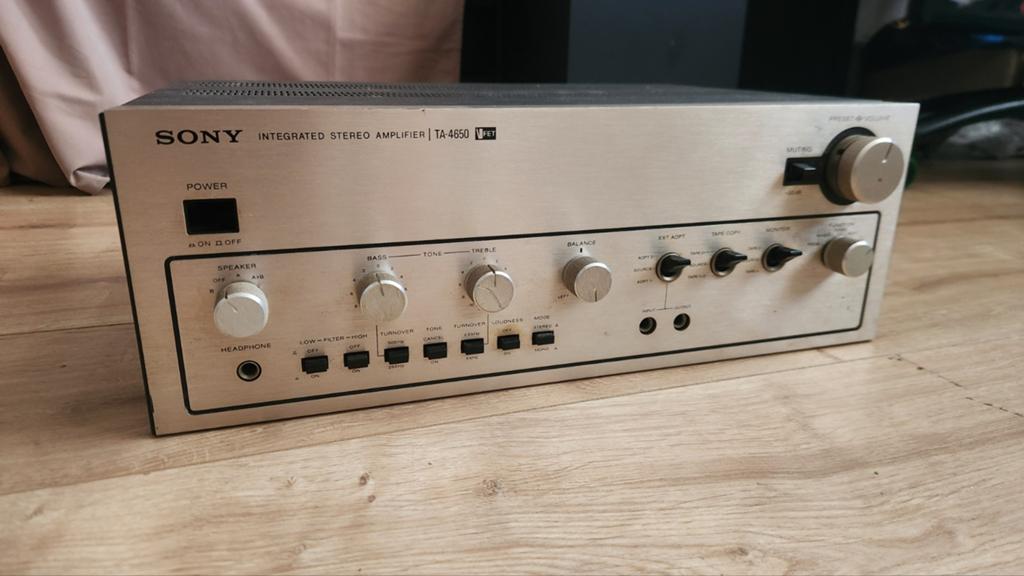 Sony TA 4650 V-FET versterker vintage high end zeldzaam, Ophalen, 120 watt of meer, Sony