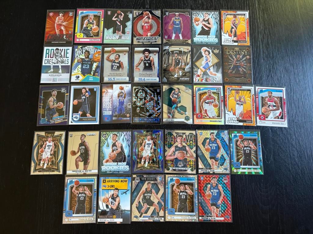 NBA rookie basketbalkaarten (34 st), Ophalen of Verzenden, Zo goed als nieuw, Meerdere plaatjes