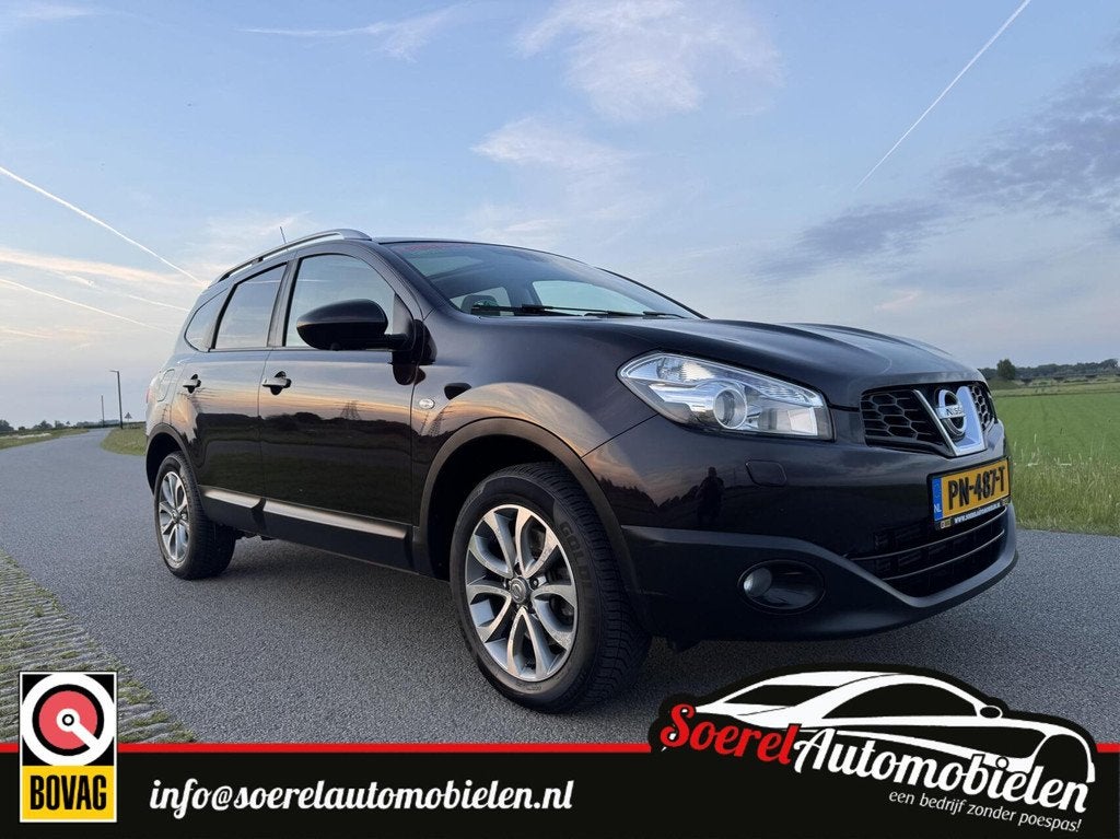 Nissan Qashqai +2 1.6 dCi Tekna, 7 ZITPLAATSEN, Auto's, Gebruikt, Met garantie (alle), 7 stoelen, Leder