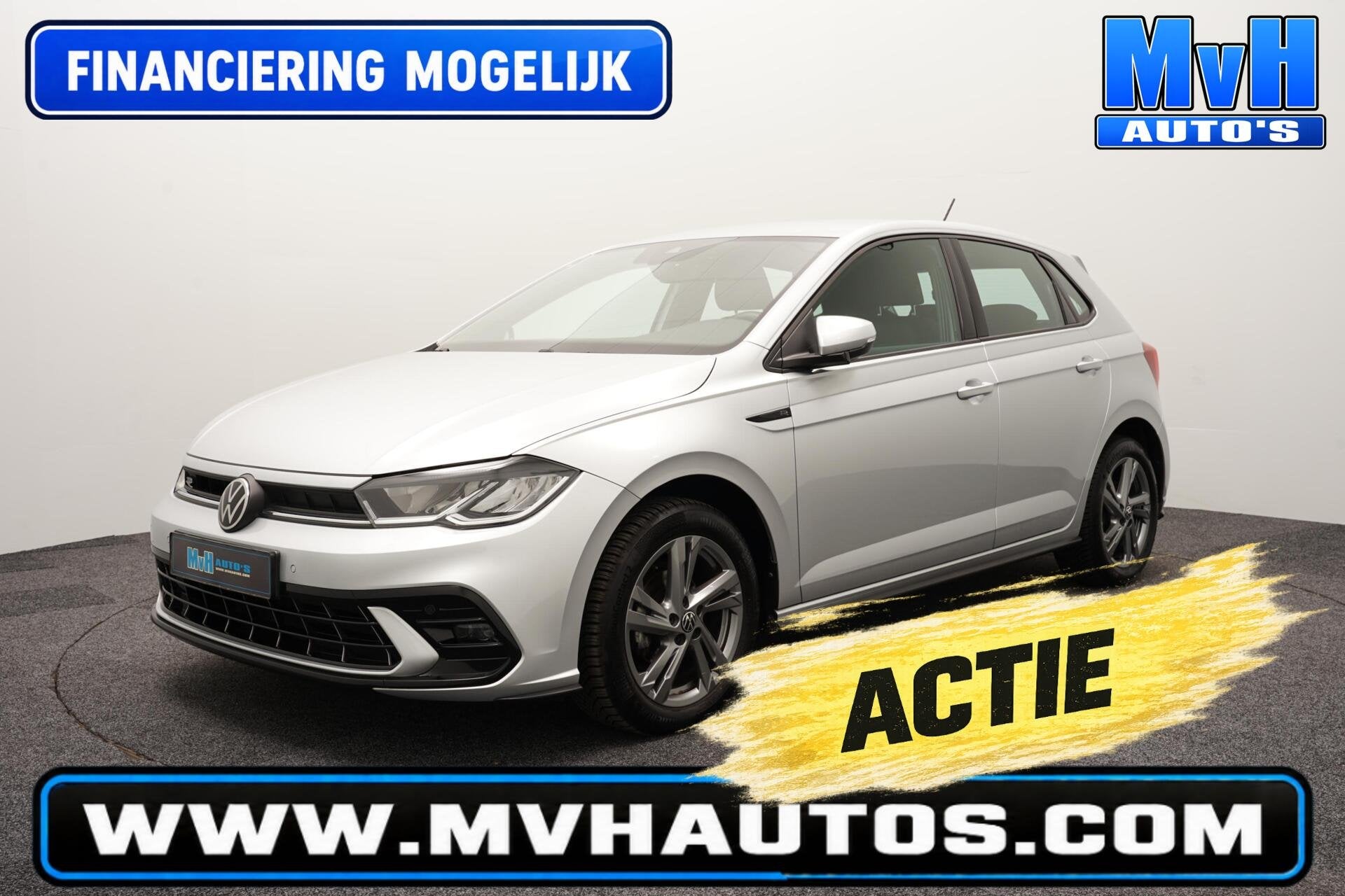 Volkswagen Polo 1.0 TSI R-Line|DSG|ACC|CAMERA|STOELVERW|NAP, Auto's, Dealer onderhouden, Gebruikt, Euro 6, 95 pk