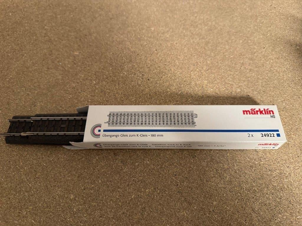 Märklin overgangsrails c naar k rails 24922, Wisselstroom, Rails, Ophalen of Verzenden, Zo goed als nieuw
