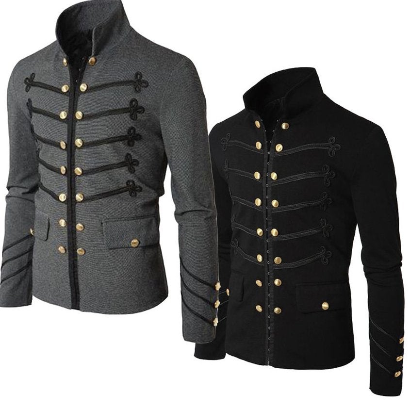 Victoriaanse korte heren jas (gothic steampunk kostuum), Verzenden, Nieuw, Overige maten, Kleding