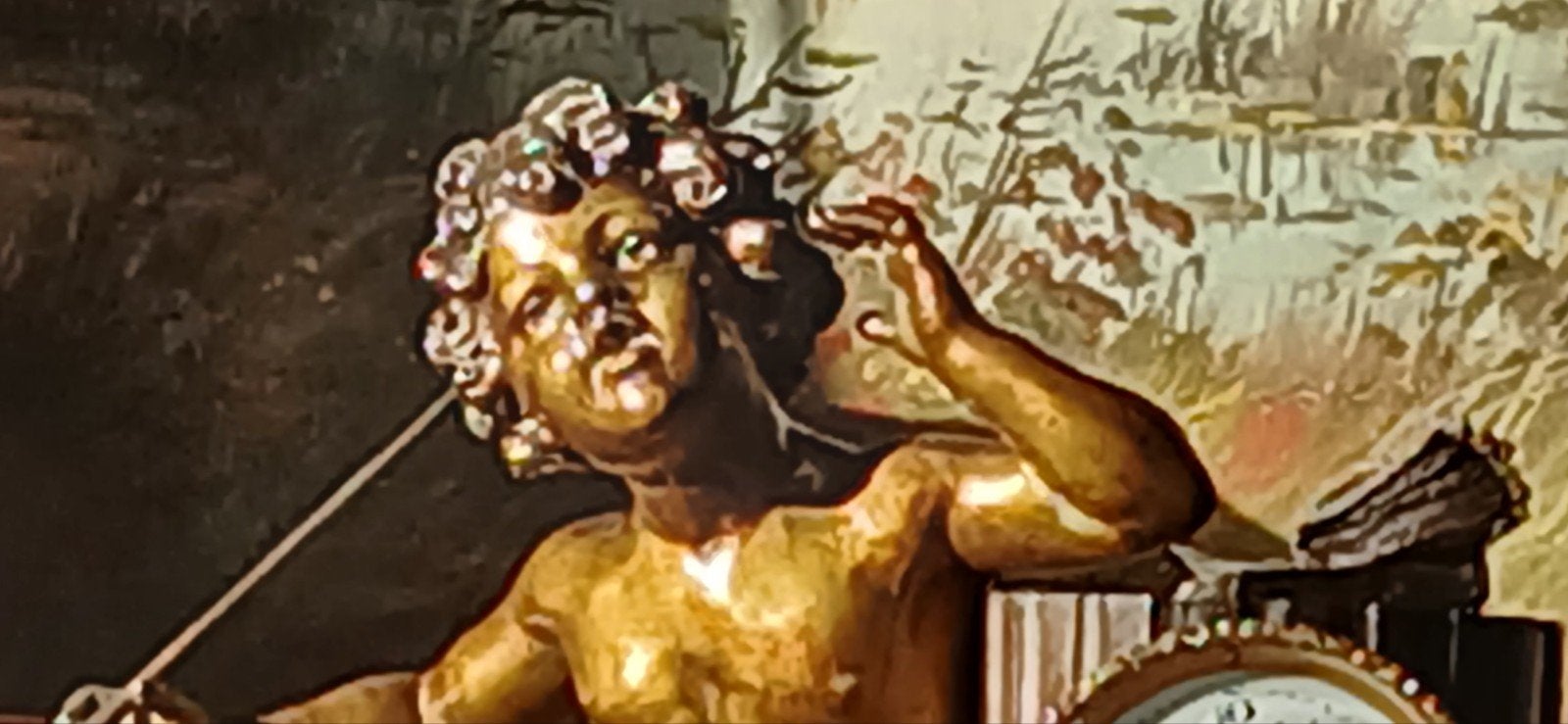 antiek pendulestel, Ophalen