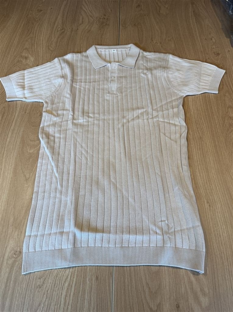 Gelijnde trui beige maat M, Verzenden, Zo goed als nieuw, Maat 38/40 (M), Beige
