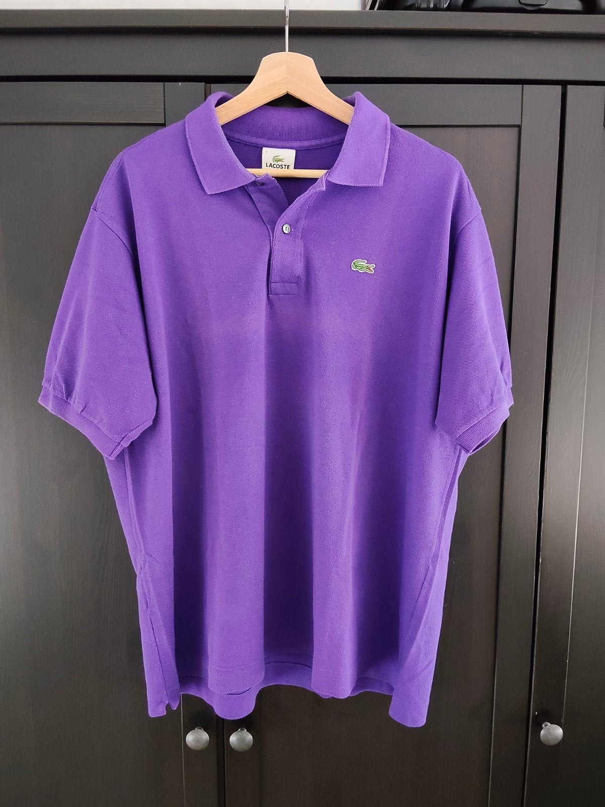 Paarse Lacoste polo, Lacoste, Paars, Overige maten, Ophalen of Verzenden