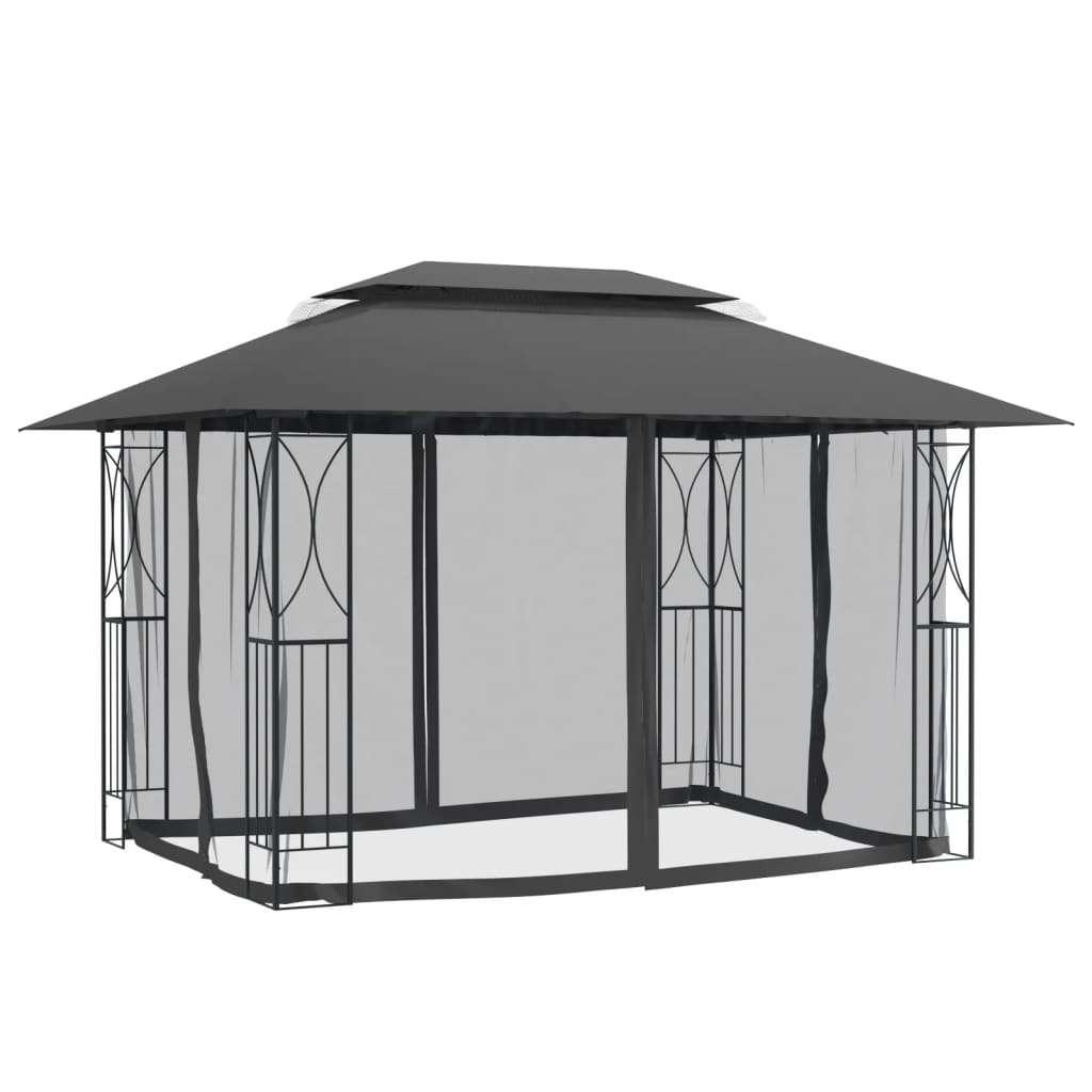 Paviljoen 3x4, partytent prieel crème GRATIS BEZORGD!, Tuin en Terras, Verzenden, Minder dan 2 meter, Minder dan 4 meter, Nieuw