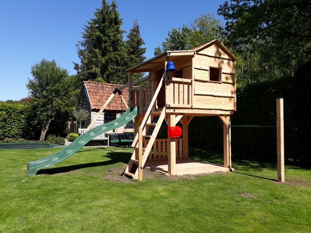 BOOMHUT VILLA speeltoren speelhuis klimtoren speeltoesel, Kinderen en Baby's, Ophalen, Nieuw, Schommel, Aanbouwonderdeel