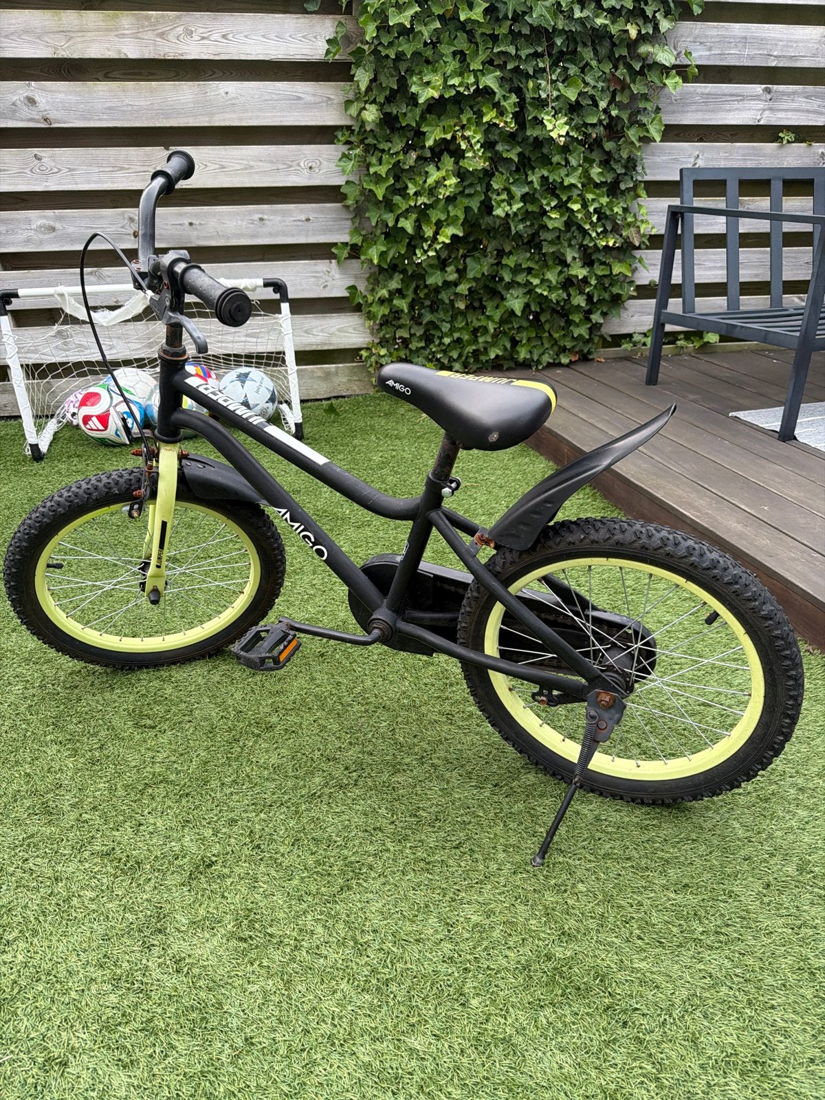 Jongensfiets Amigo Jumper 16 inch, Fietsen en Brommers, Overige merken, Terugtraprem, Gebruikt, Minder dan 49 cm