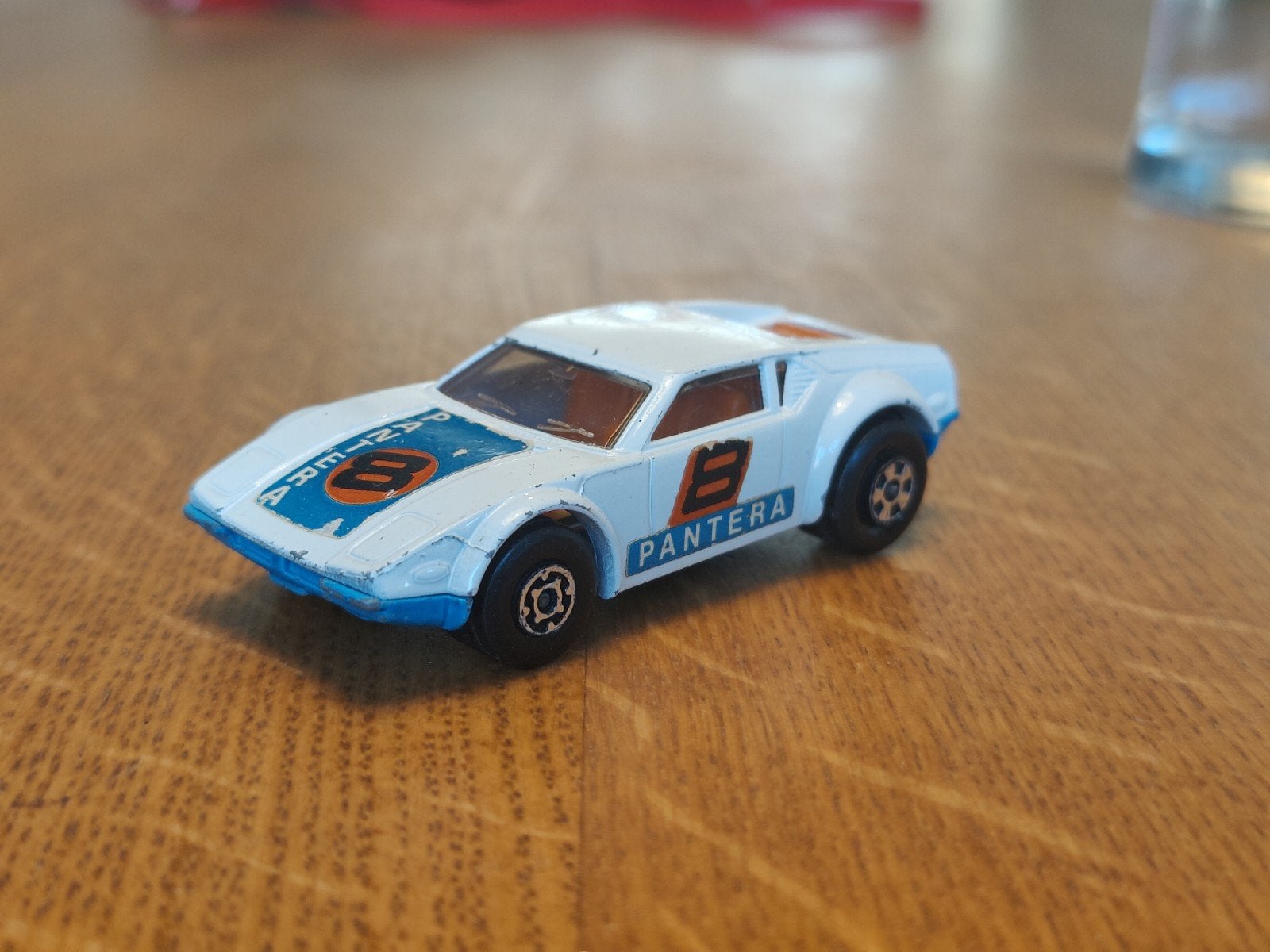 Matchbox De Tomaso Pantera, Ophalen of Verzenden, Zo goed als nieuw, Auto