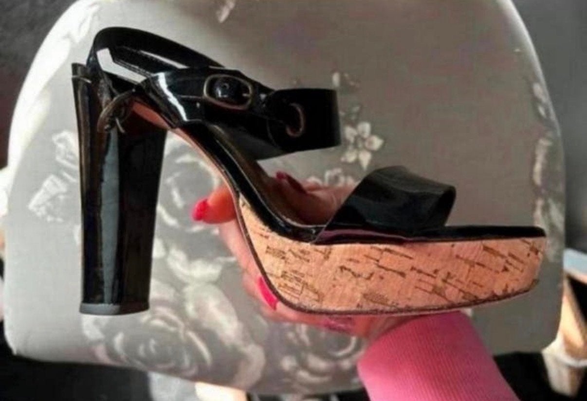 Tila March Paris Zwarte Lak Sandalette/Pumps Maat 38, Pumps, Zwart, Ophalen of Verzenden, Zo goed als nieuw