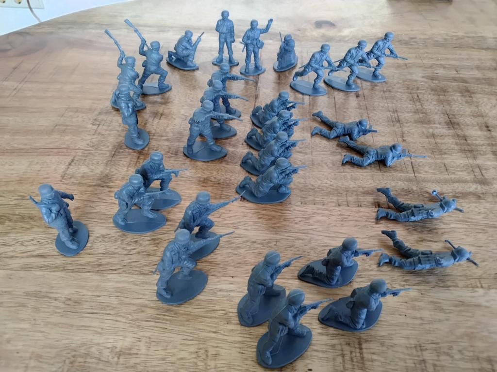Airfix 1:32, Duits leger, soldaten, 30st., Verzamelen, Poppetjes en Figuurtjes, Ophalen of Verzenden
