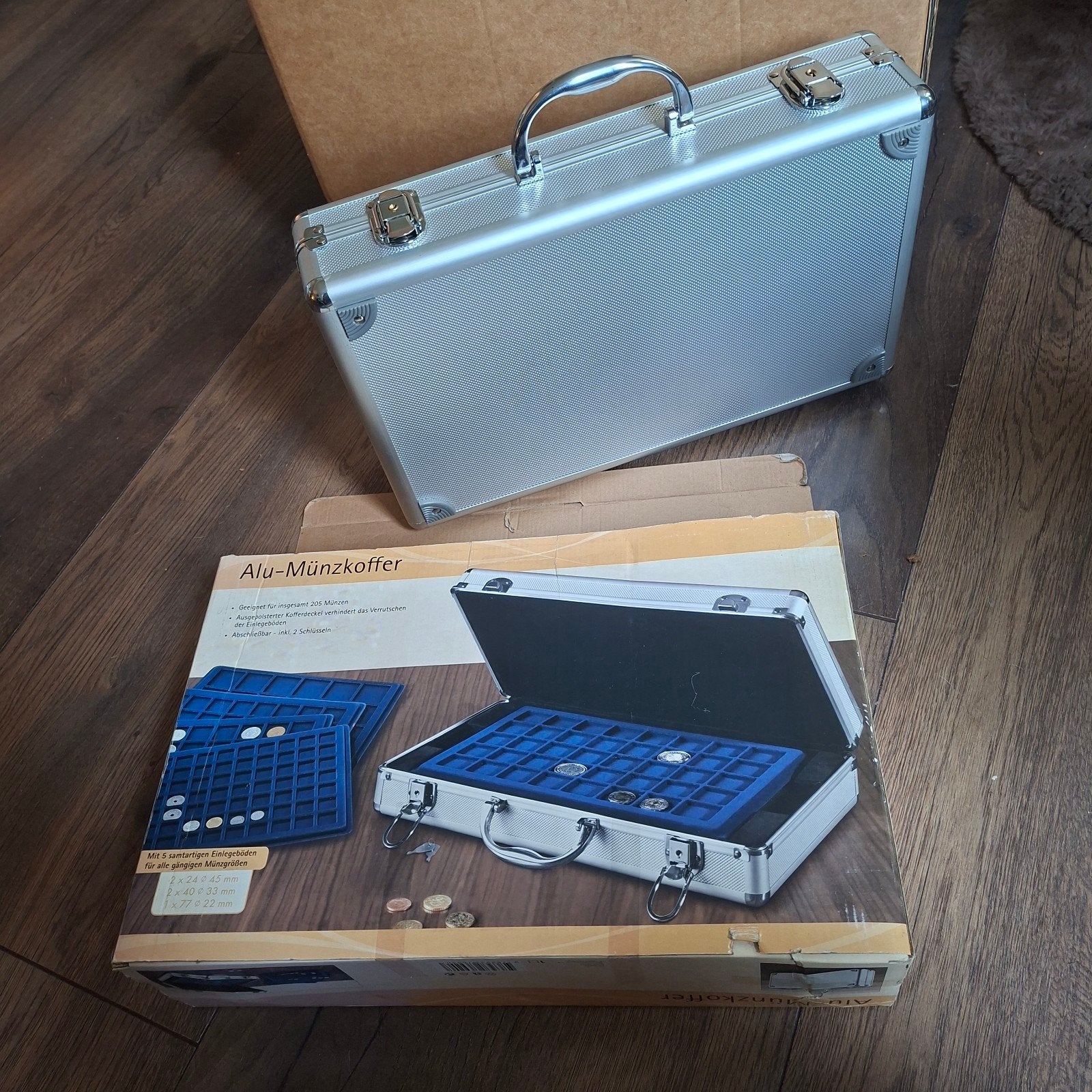 muntenkoffer koffer voor munten, Ophalen