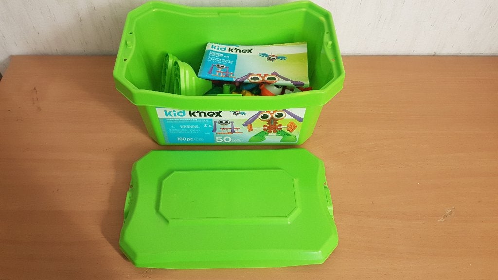 kids knex doos met voorbeelden voor 20 euro, Ophalen of Verzenden, Zo goed als nieuw, K'nex