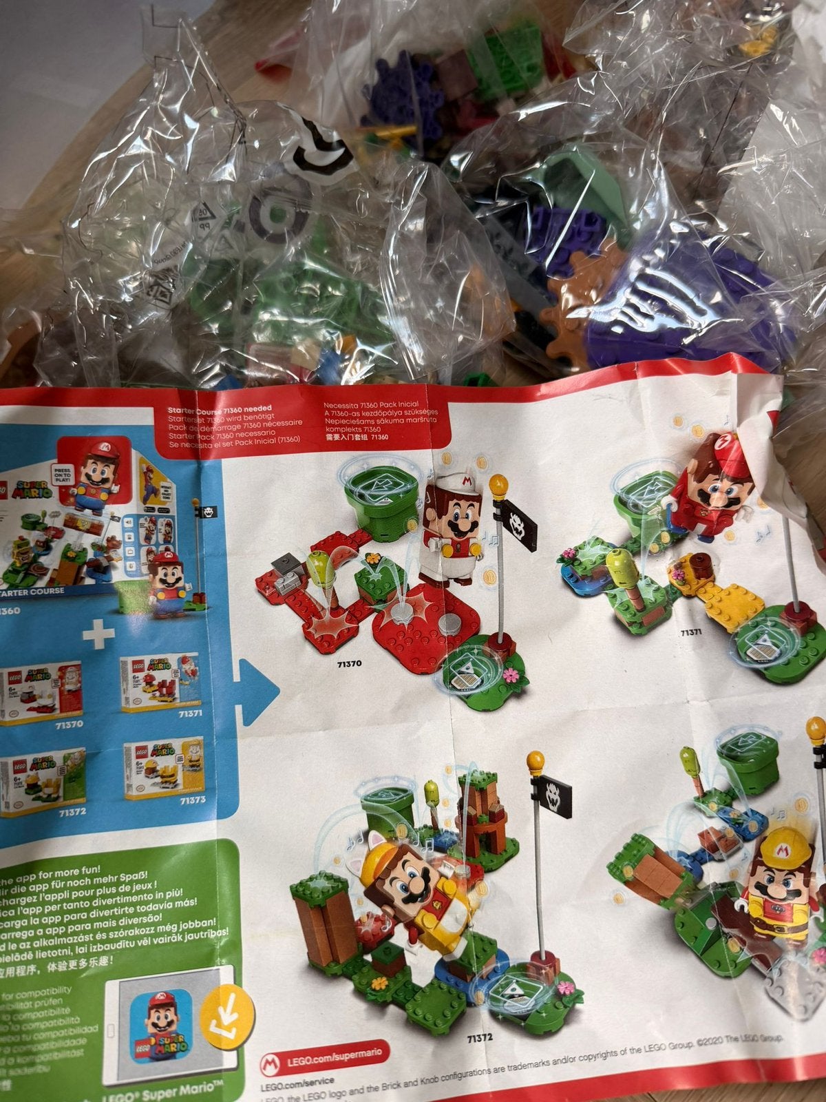 Grote partij LEGO Super Mario  Mario Luigi Bowser luchtschip, Ophalen of Verzenden, Zo goed als nieuw