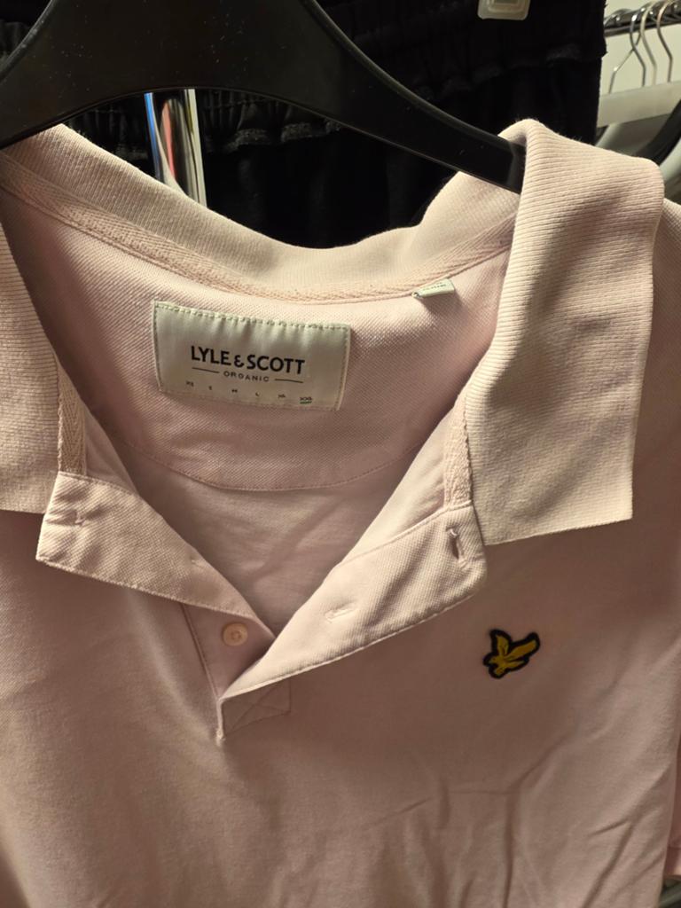 Lyle & Scott roze polo - nauwelijks gedragen, Maat 48/50 (M), Ophalen of Verzenden, Zo goed als nieuw, Lyle & Scott
