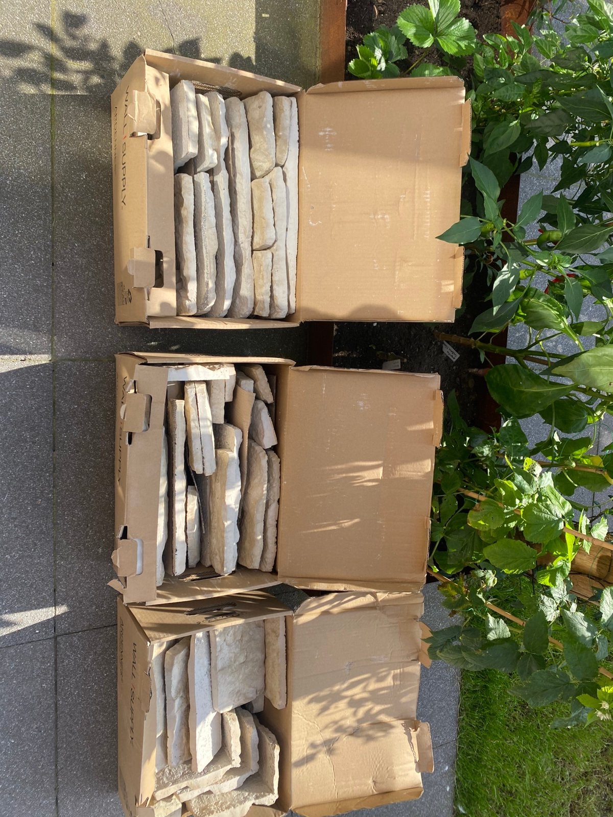 Restpartij steenstrips Klimex Ardenes, Ophalen, Overige materialen, Wandtegels, Minder dan 20 cm