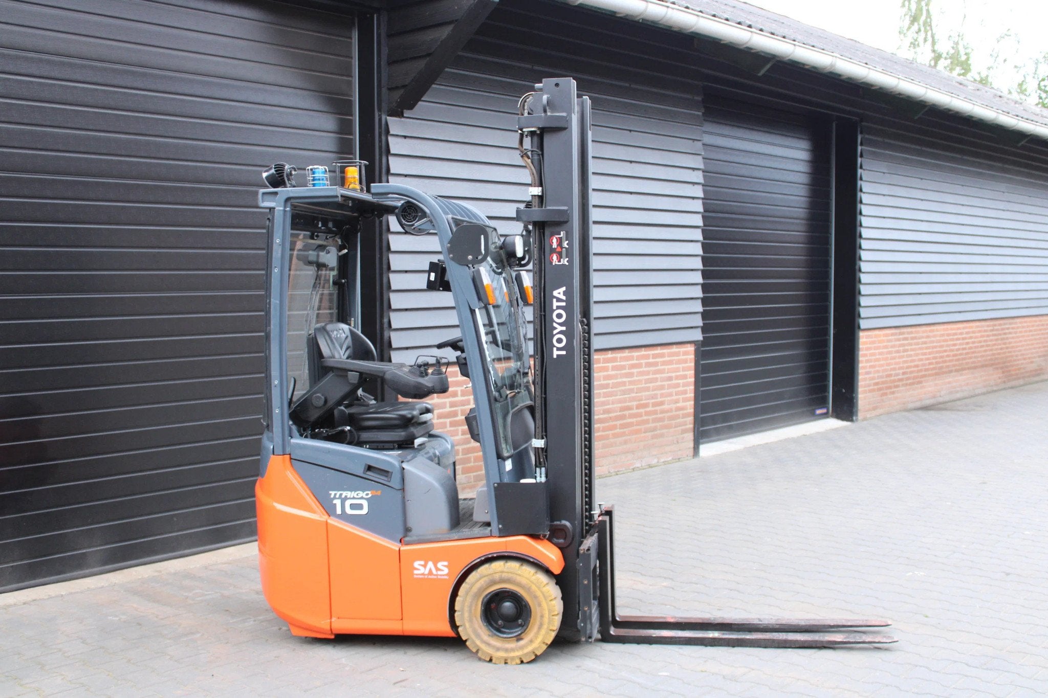 Toyota 7FBEST10 heftruck elektrische triplex sidesift